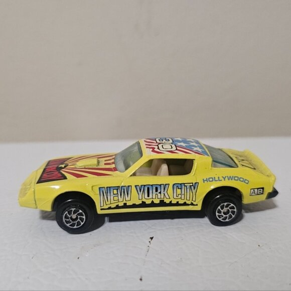 1980 Street Machine Pontiac Firebird Trans Am Yellow New York City Vintage Toy - Picture 3 of 6